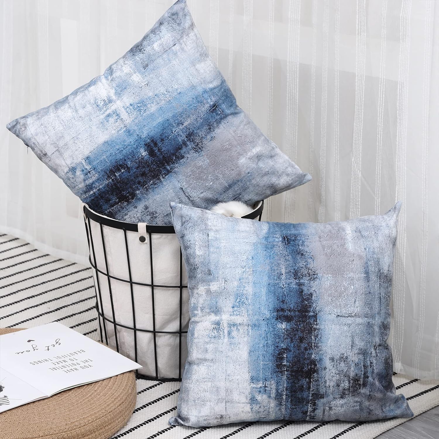 Funda de cojín decorativa para habitación, sillón ó sala de estar.