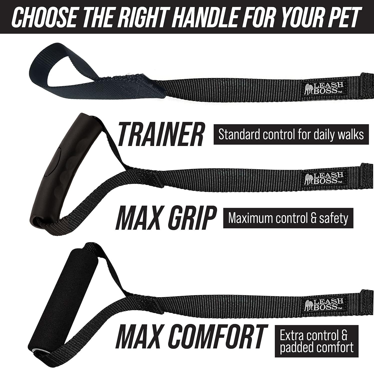Leashboss – Correa de plomo extra larga para entrenamiento de perros – Correa para perros de fuera de 30 pies
