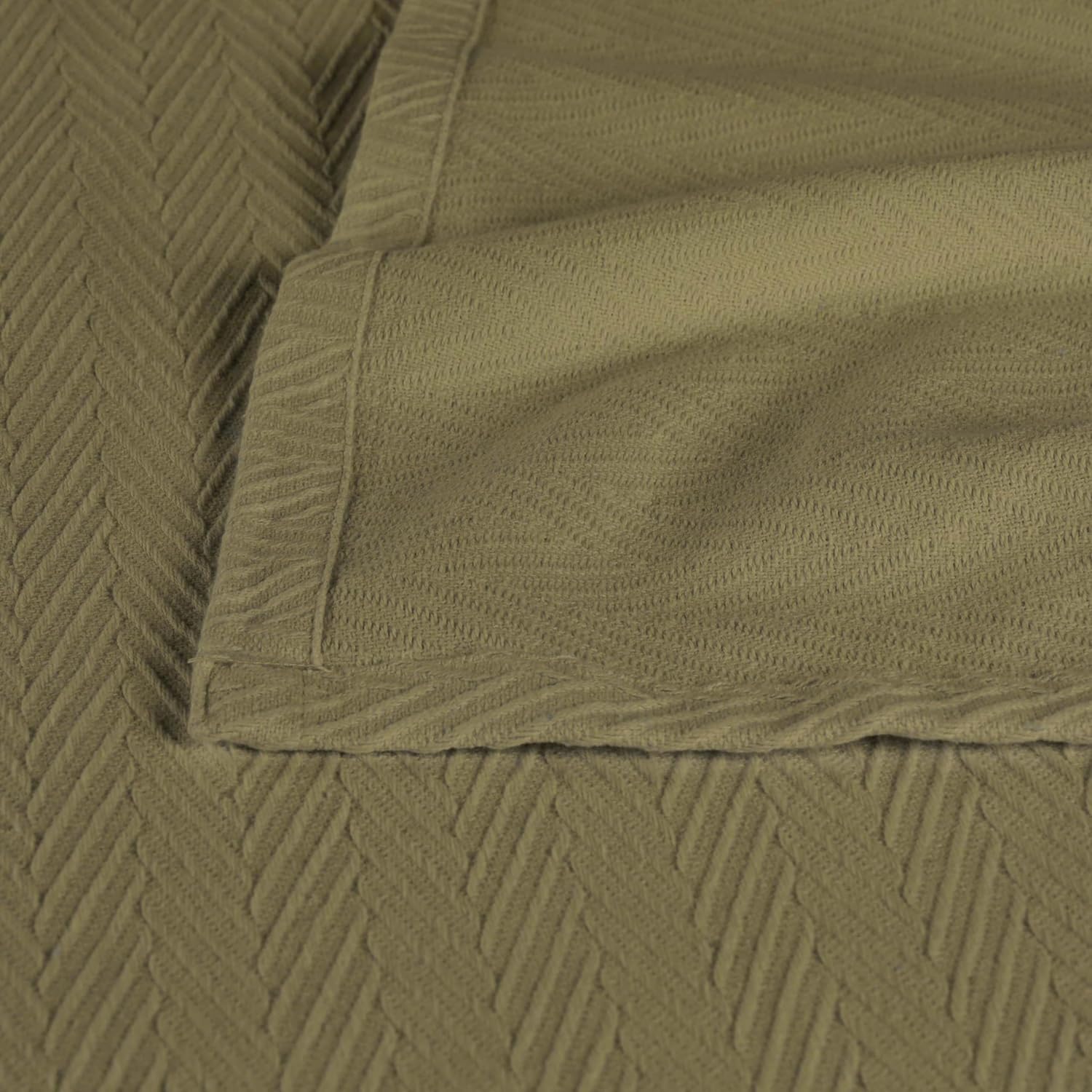 SUPERIOR Manta de gran tamaño 100% algodón, manta tejida para sofá, cama, ropa de cama, casa de campo, artículos esenciales para el hogar, mantas