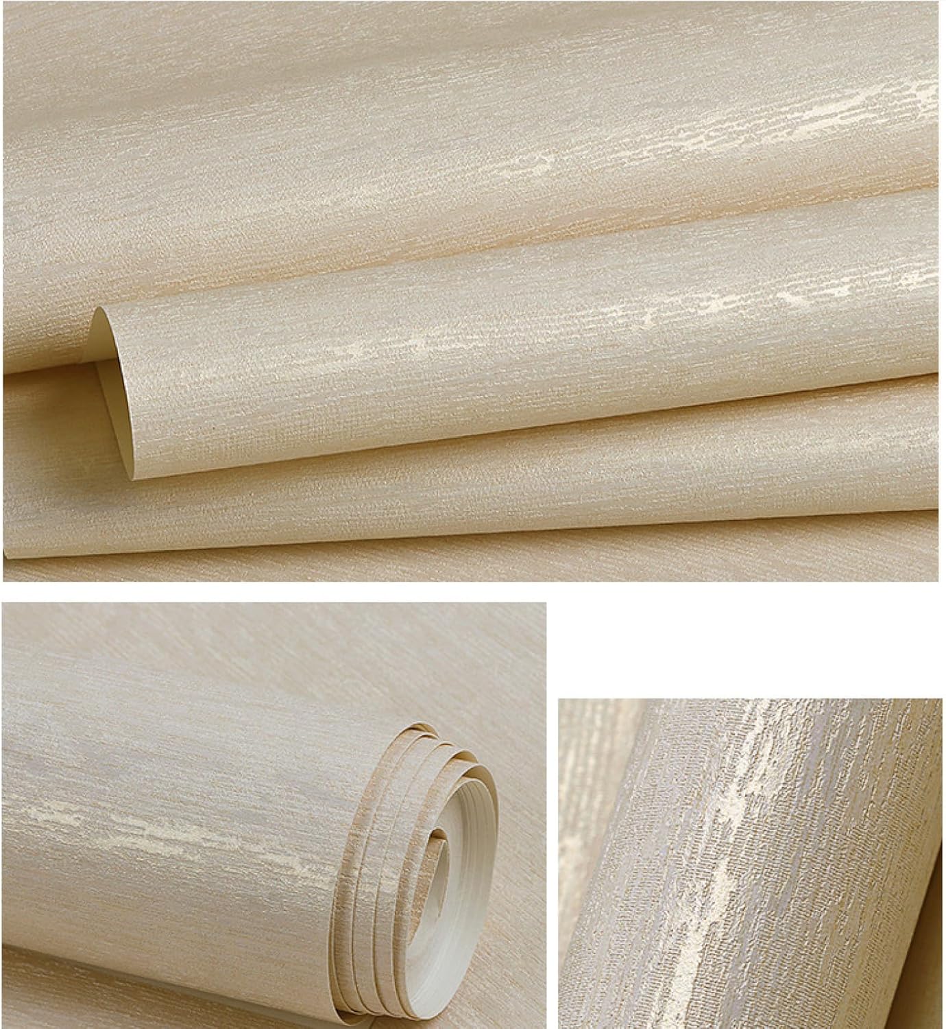 Papel pintado 3D tridimensional mate PVC papel pintado no autoadhesivo Sala de estar Dormitorio Fondo de pared Beige