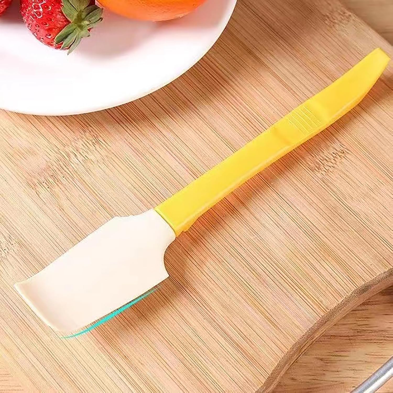 12 espátulas de silicona para esparcir mermeladas, raspador aplicador de mantequilla de maní, práctica espátula esparcidora de miel, espátula