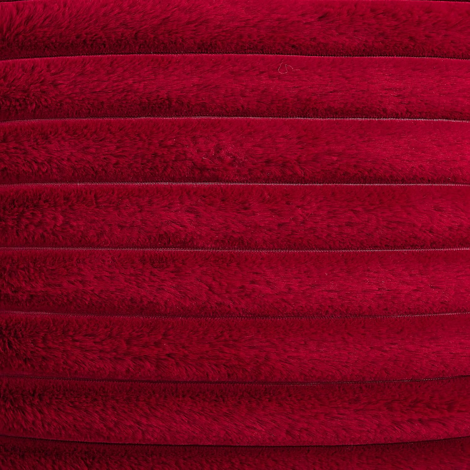 Juego de 2 fundas de almohada decorativas con rayas de color burdeos o rojo vino, 20 x 20 pulgadas, cuadradas y primaverales, piel sintética de