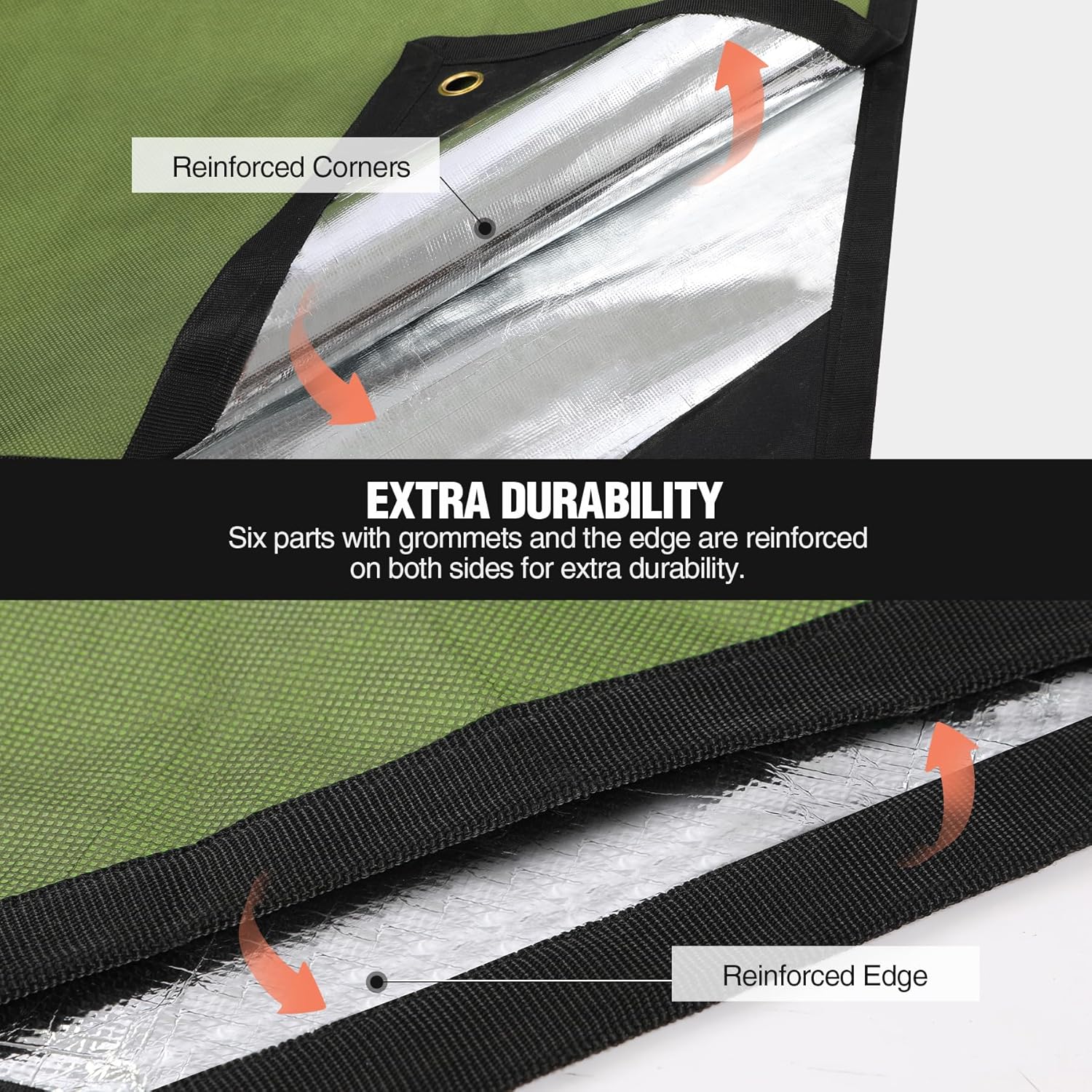 RedSwing Manta de supervivencia resistente, lona térmica de emergencia impermeable, manta reflectante multiusos aislada para todo tipo de clima,