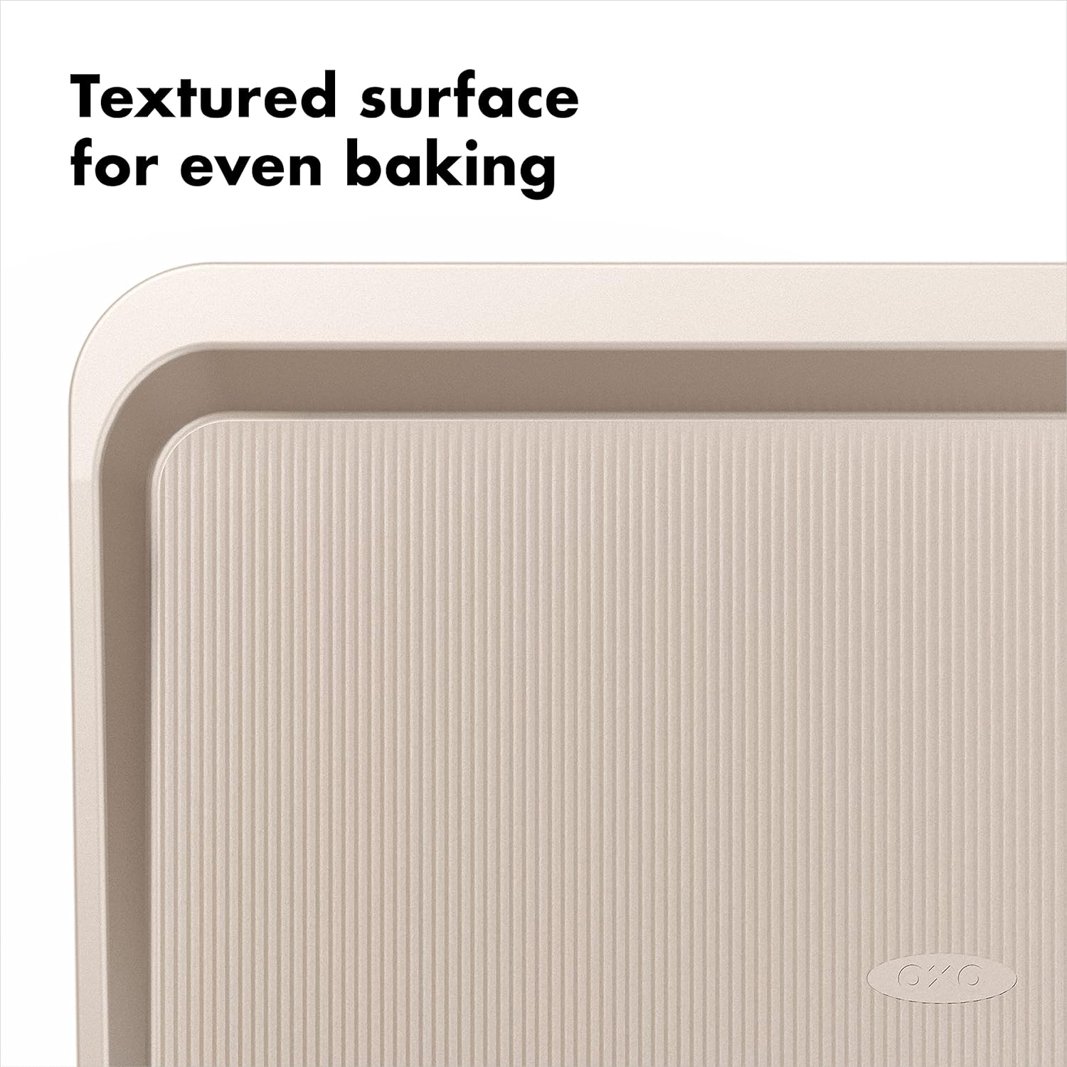 OXO Good Grips – Recipiente de horno antiadherente para hacer galletas, 12.25 x 17 pulgadas, color dorado
