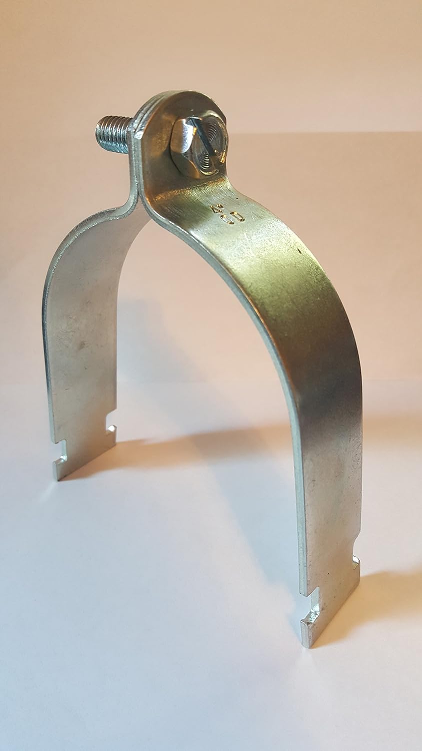 Abrazadera de puntal de tubo de 4″ para uso con conducto y tubo, 4 en OD (paquete de 25)