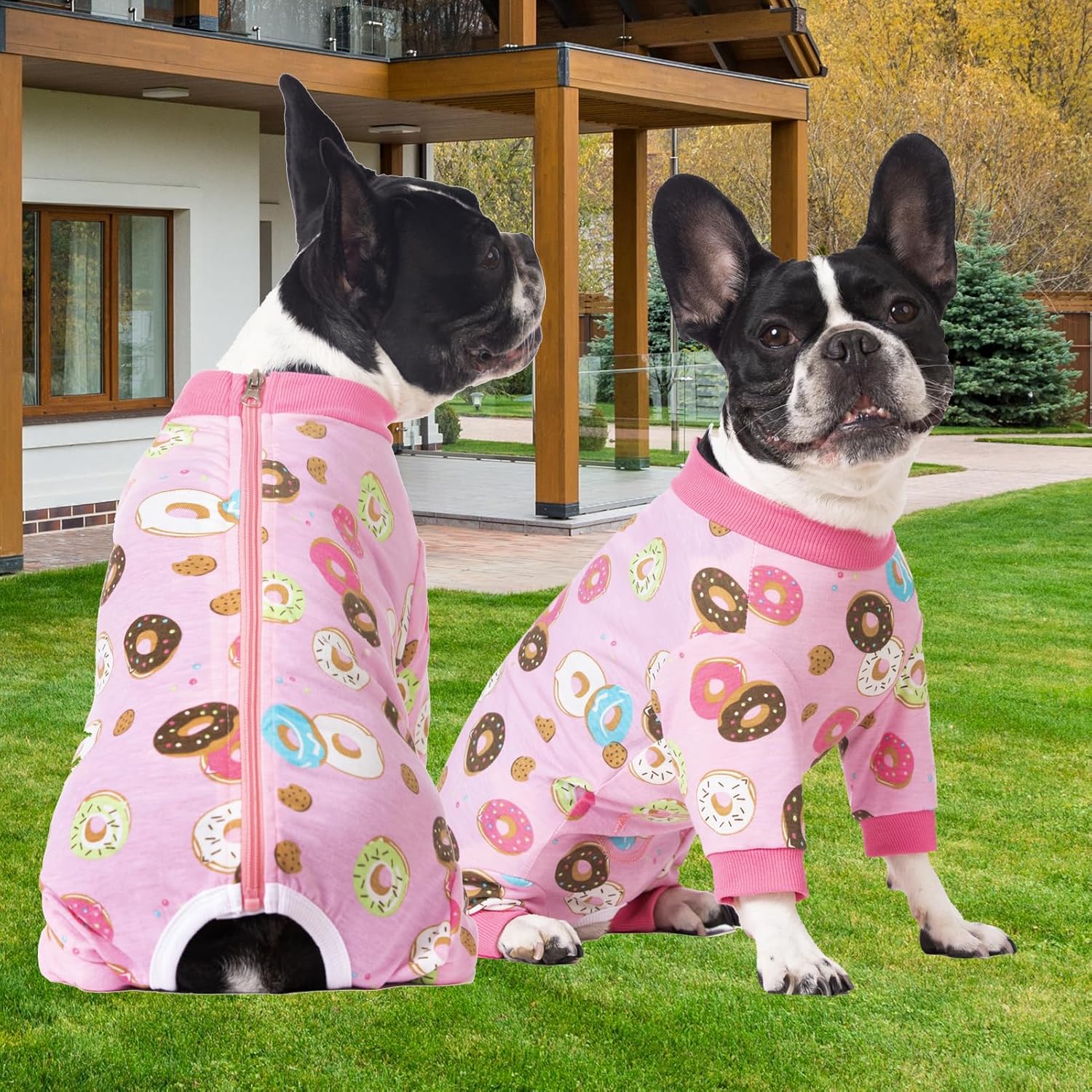 Traje de recuperación de cirugía para perros, mameluco para cirugía hembra, perros machos, pijamas de manga larga, mameluco para perros pequeños,