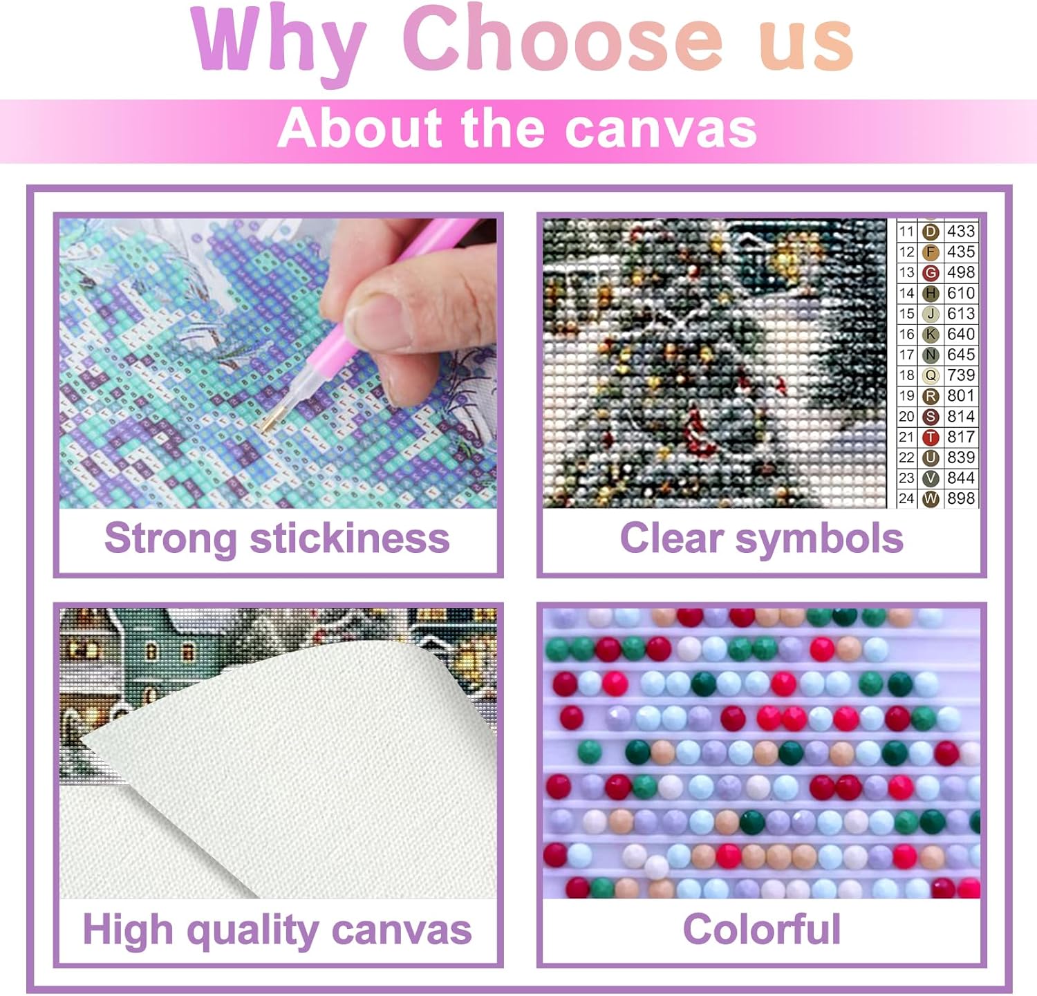 Kits de pintura de diamantes para adultos, bricolaje 5D para el día de Navidad, kit de pintura de diamantes para el día de Navidad, arte de