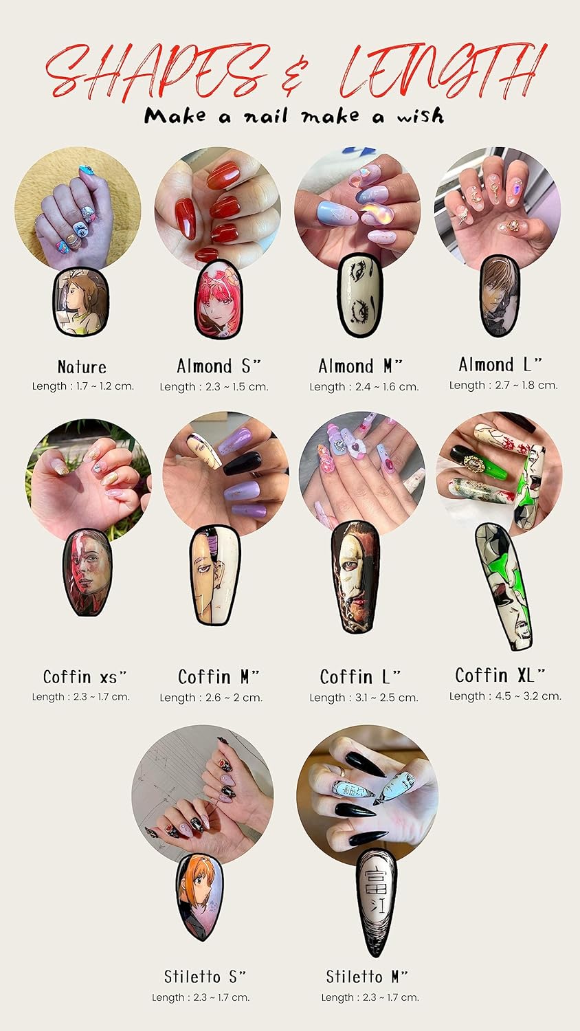 Boudoir red angel! press on nails, False nail, fake nails, handmade, nail art  design by make.a.nail.make.a.wish (XS, Nature)