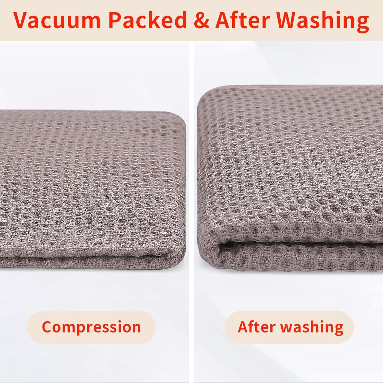 Homaxy Trapo de cocina 100% algodón, tejido gofre, ultra suaves, absorbentes, de secado rápido