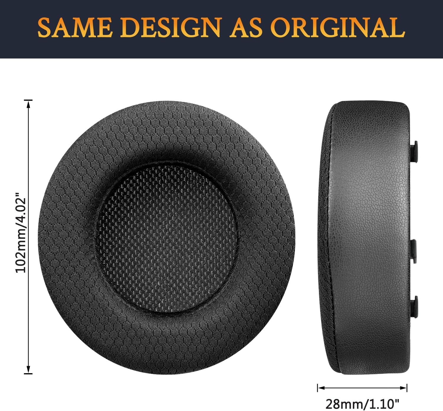 SOULWIT Almohadillas de repuesto para auriculares Corsair Virtuoso RGB Wireless XT SE, almohadillas para auriculares con espuma de aislamiento de