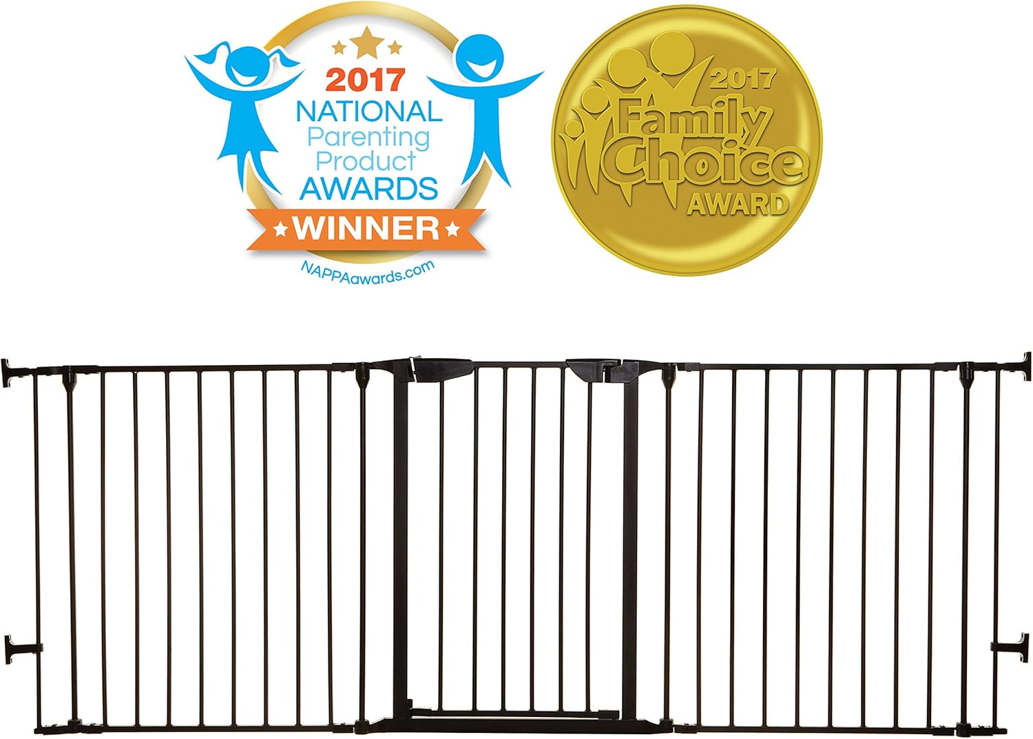 Dreambaby Newport Adapta Baby Gate – Uso en la parte superior o inferior de las escaleras – para aberturas rectas, en ángulo o de forma irregular