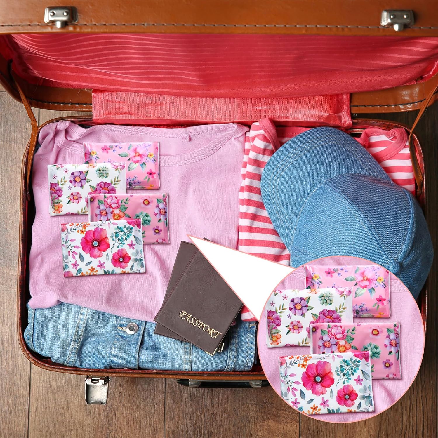 Paquete de 100 pañuelos de viaje de tamaño de viaje, mini pañuelos de viaje de 3 capas, pañuelos de bolsillo delgados a granel, tamaño de cartera,