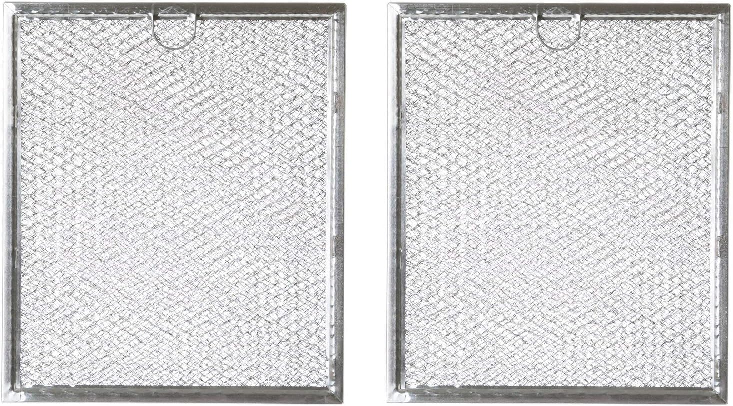 Nispira Filtro de repuesto para campana extractora de grasa para microondas compatible con GE General Electric Hotpoint WB6X486, 2 paquetes