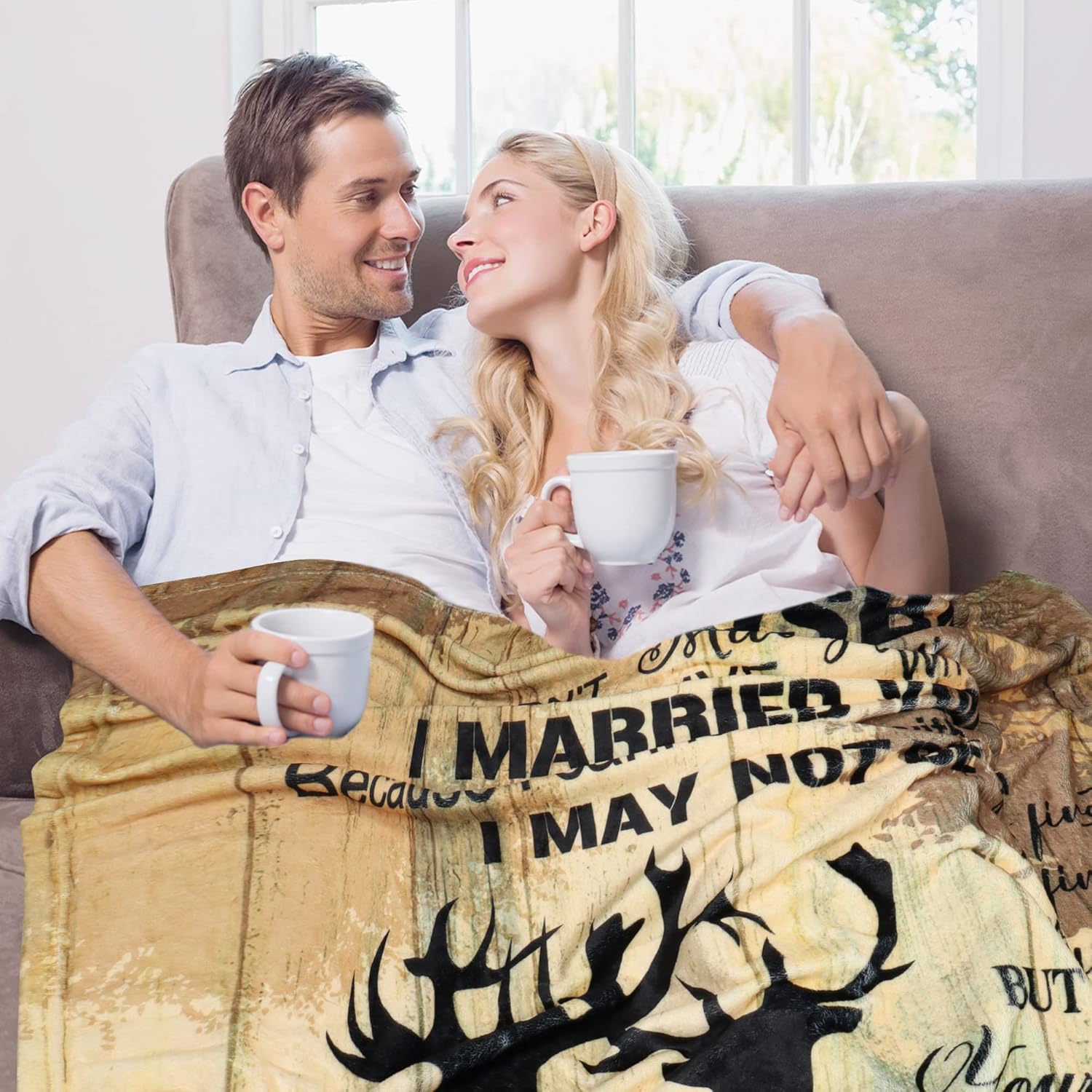 Regalos para él, esposo, de esposa a mi marido, regalos de cumpleaños, Navidad, aniversario, boda, para marido de parte de la esposa, mantas suaves