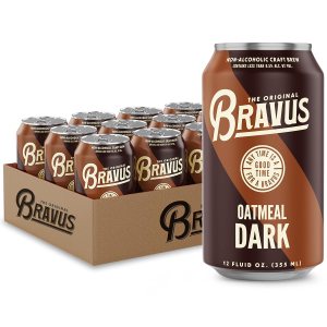 Bravus Avena oscura sin alcohol Paquete de 12 latas de 12 onzas líquidas Bajo en calorías, GABF ganador de la medalla de plata GABF Bravus Avena oscura sin alcohol Paquete de 12 latas de 12 onzas líquidas Bajo en calorías, GABF ganador de la medalla de plata GABF