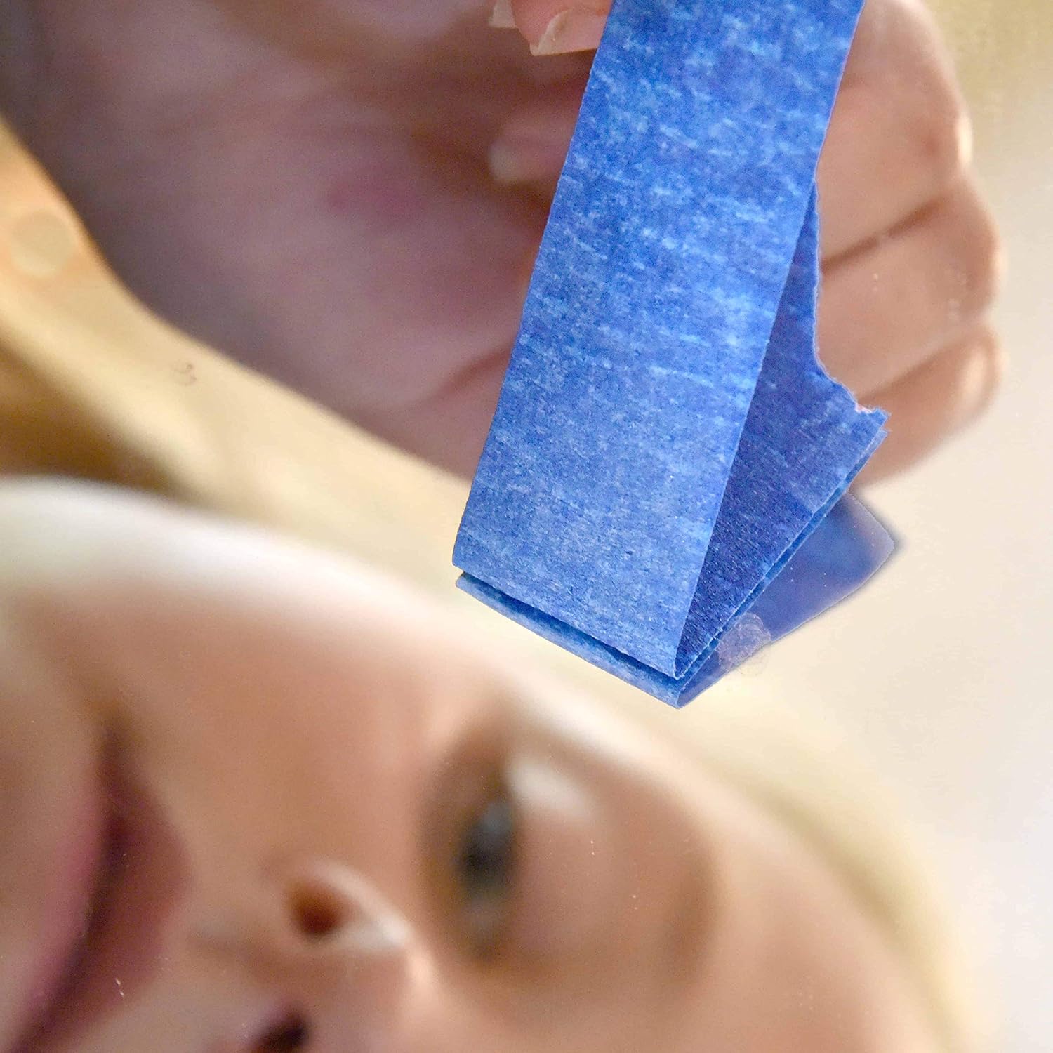 Gaffer Power Teegan Tapes – Cinta adhesiva para pintores de 1 pulgada de ancho por 50 yardas, paquete de 3 unidades, cinta adhesiva azul para