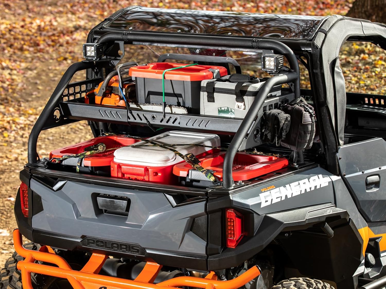 SuperATV Sport – Barra de accesorios para Polaris General 1000 2016+  Polaris General 4 2017+  Tubo de acero de 1.8 pulgadas  Puntos de montaje OEM