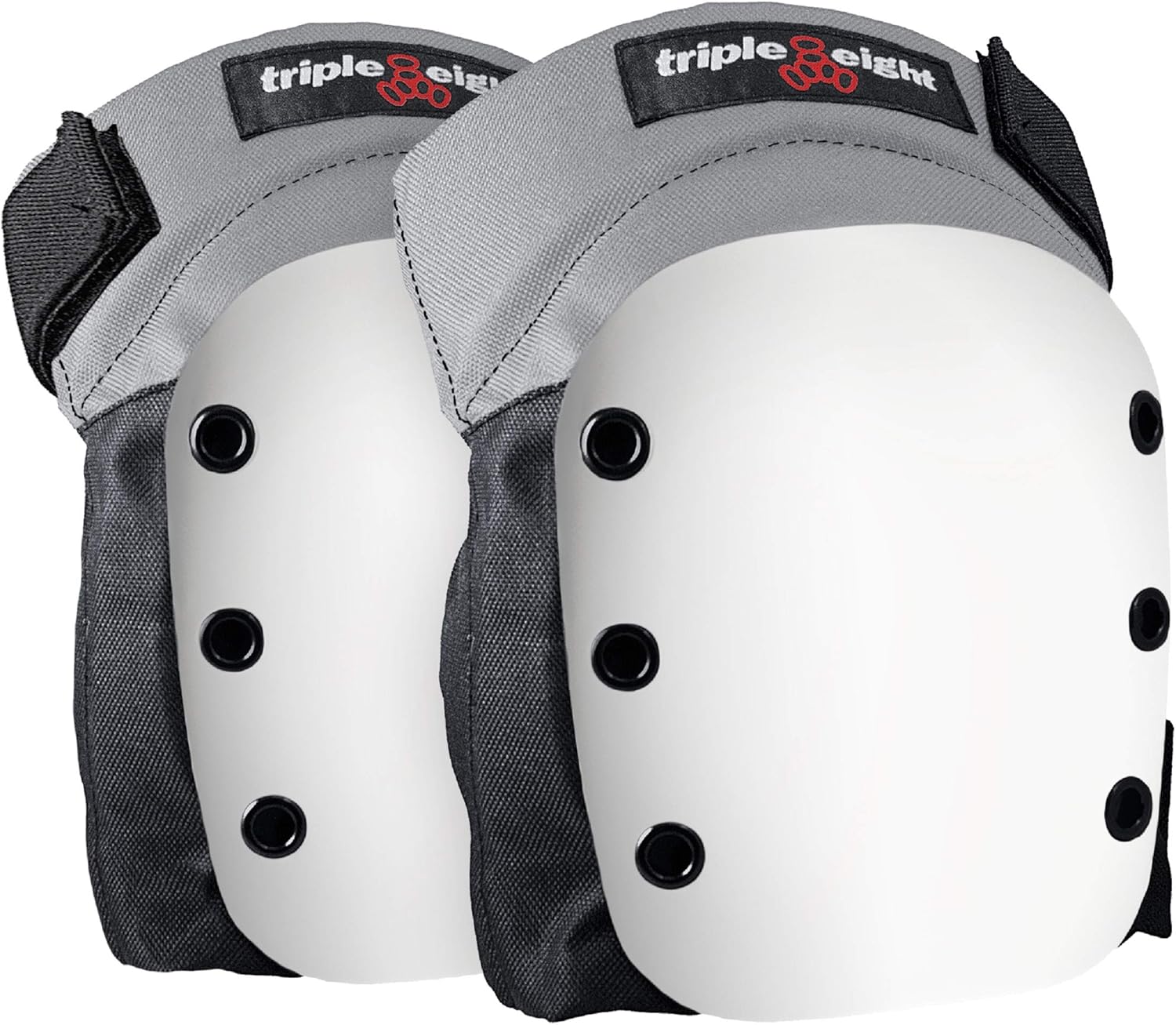 Triple Eight Rodilleras Street para Skateboarding y Roller Derby con correas ajustables (1 par)