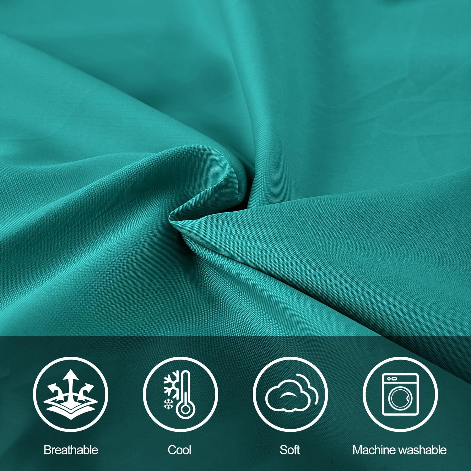 MCO Bedding Full Bed Sheets Set – Rayon Derived from Bamboo Sheets – Cooling Breathable Bedding Set with 16″ Deep Pocket Design (6 Pieces, Full,