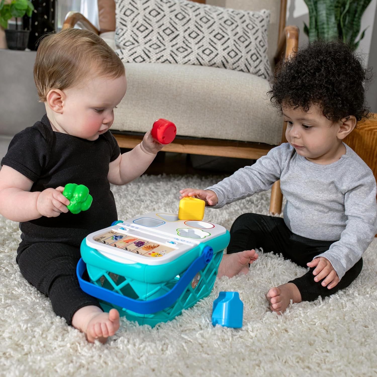 Baby Einstein + Hape Magic Touch pretend to shop juguete, con sonidos reales y música, a partir de 9 meses