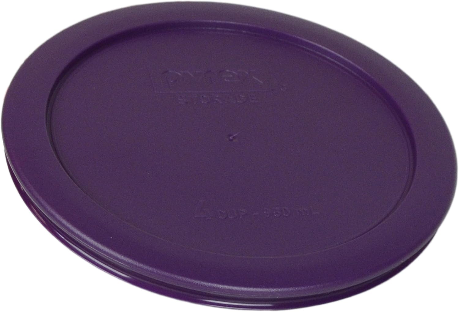 Pyrex Paquete de 6 artículos (2) tapas azules 7402-PC, (2) tapas moradas 7201-PC, (2) tapas verdes de césped 7200-PC, fabricadas en los Estados