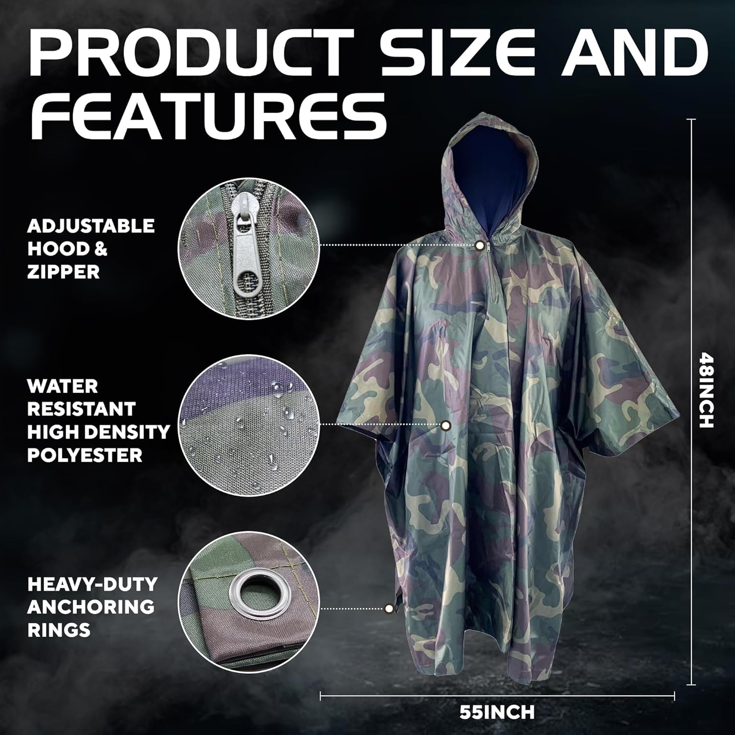 Poncho nuclear militar M15 V.2, poncho CBRN, poncho táctico, poncho del ejército para CBRN proteger la campana cbrn de materiales peligrosos,