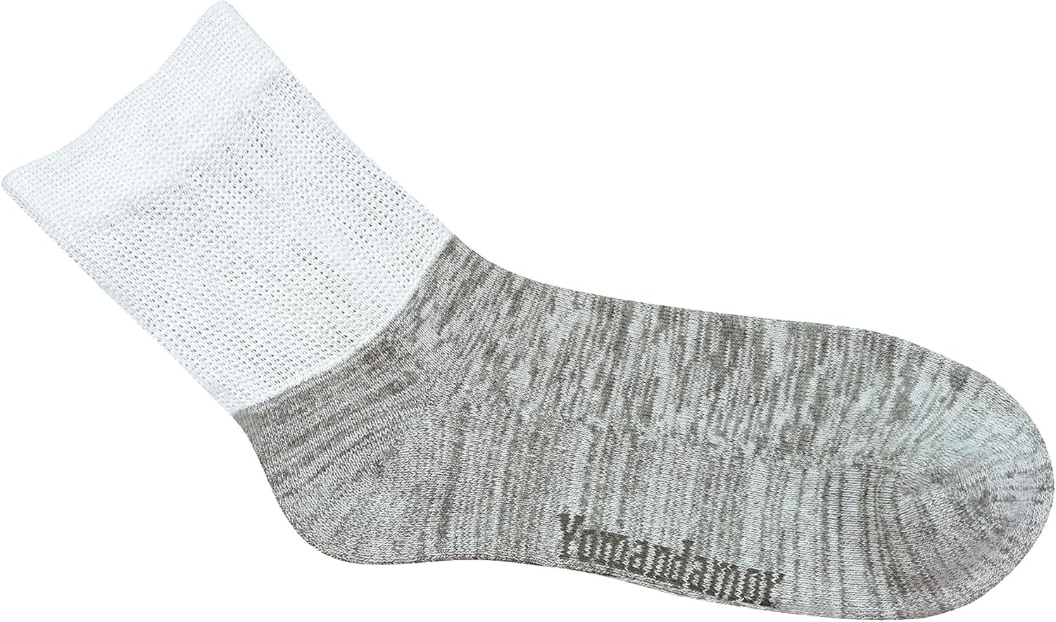 Yomandamor 4 pares de calcetines tobilleros diabéticos para hombre con puntera sin costuras y suela acolchada, talla L (tamaño de calcetines 10-13)