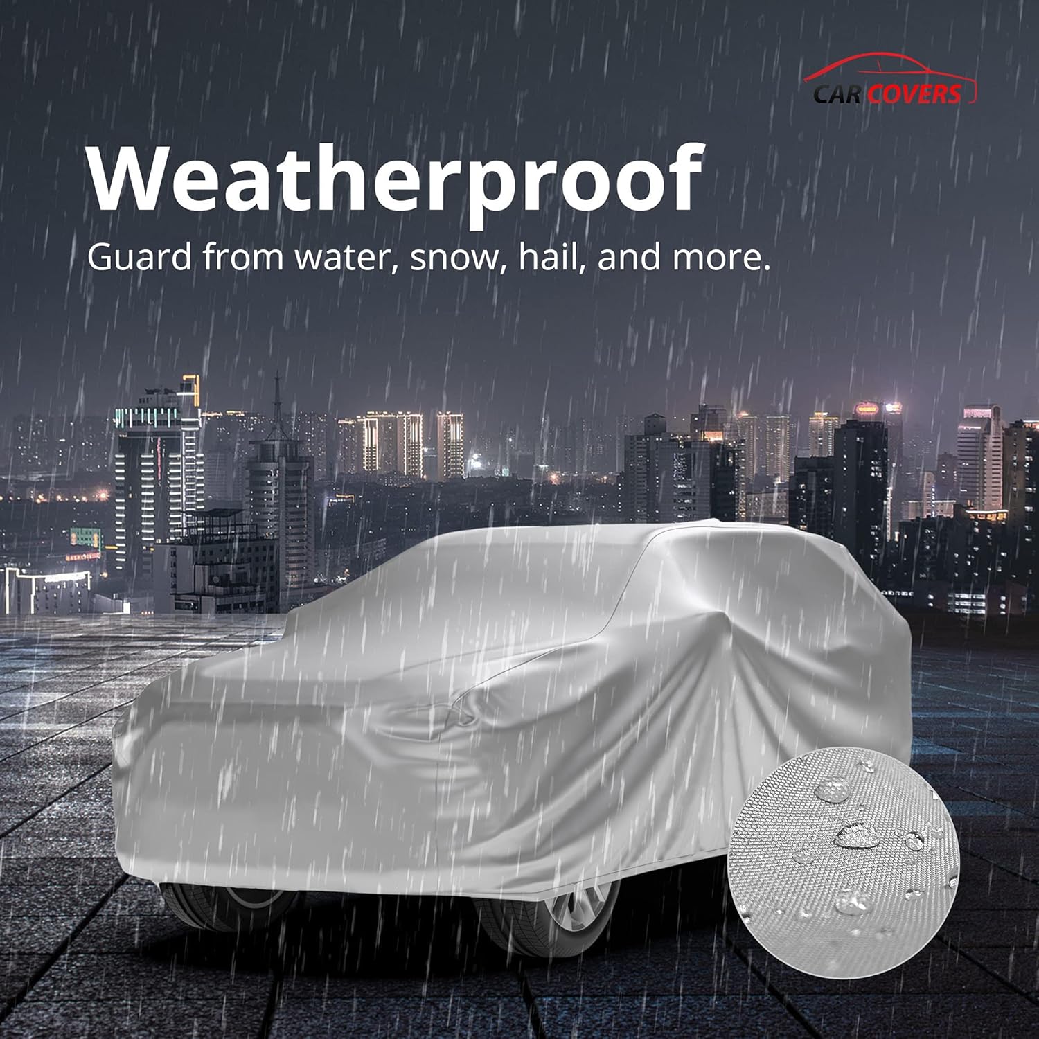 Funda impermeable para SUV compatible con Highlander 2001-2007  Comparable a la cubierta de 5 capas para exteriores e interiores, lluvia, nieve,
