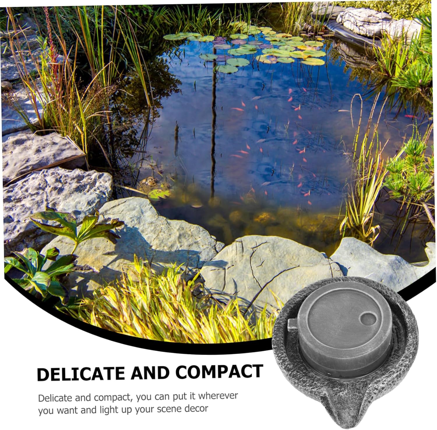 DECHOUS 1 Unidades Micro Molino de Agua Fuente de Mesa Accesorios de Mesa Cascada Interior Micro Fotografía Prop Decoración Mini Fuente de Agua