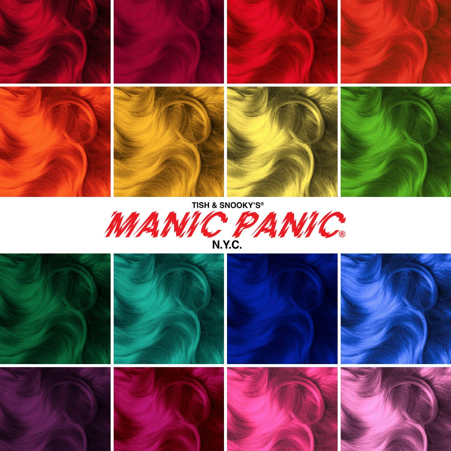 MANIC PANIC Enchanted Forest – Tinte para el cabello semipermanente, amplificado, verde azulado profundo, con matices azules para cabello oscuro y