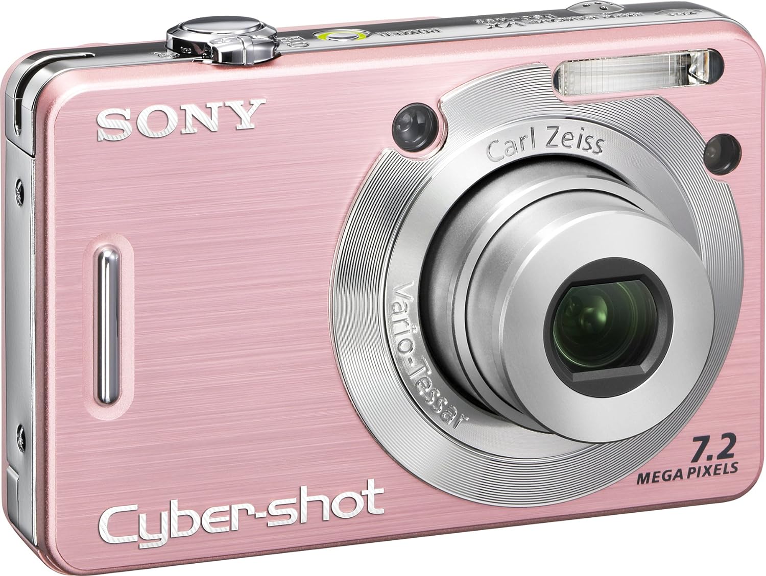Sony Cybershot DSCW55 7.2MP Cámara digital con zoom óptico 3x (rosa) (Modelo antiguo)