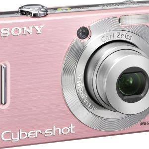 Sony Cybershot DSCW55 7.2MP Cámara digital con zoom óptico 3x (rosa) (Modelo antiguo) Sony Cybershot DSCW55 7.2MP Cámara digital con zoom óptico 3x (rosa) (Modelo antiguo)