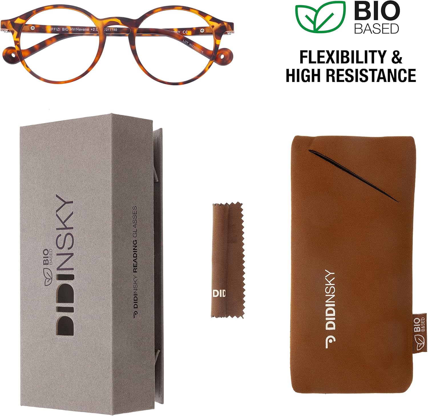 lentes de lectura para presbicia para lectores anti luz azul para hombre y mujer. Toque de goma, patillas flexibles y lentes antirreflectantes.