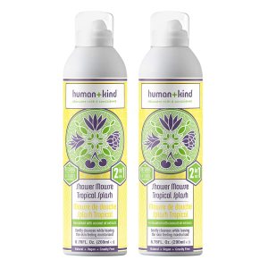 Human+Kind Shower Mousse Body Wash – Tropical Splash Unisex 6.76 oz – Paquete de 2 Human+Kind Shower Mousse Body Wash – Tropical Splash Unisex 6.76 oz – Paquete de 2