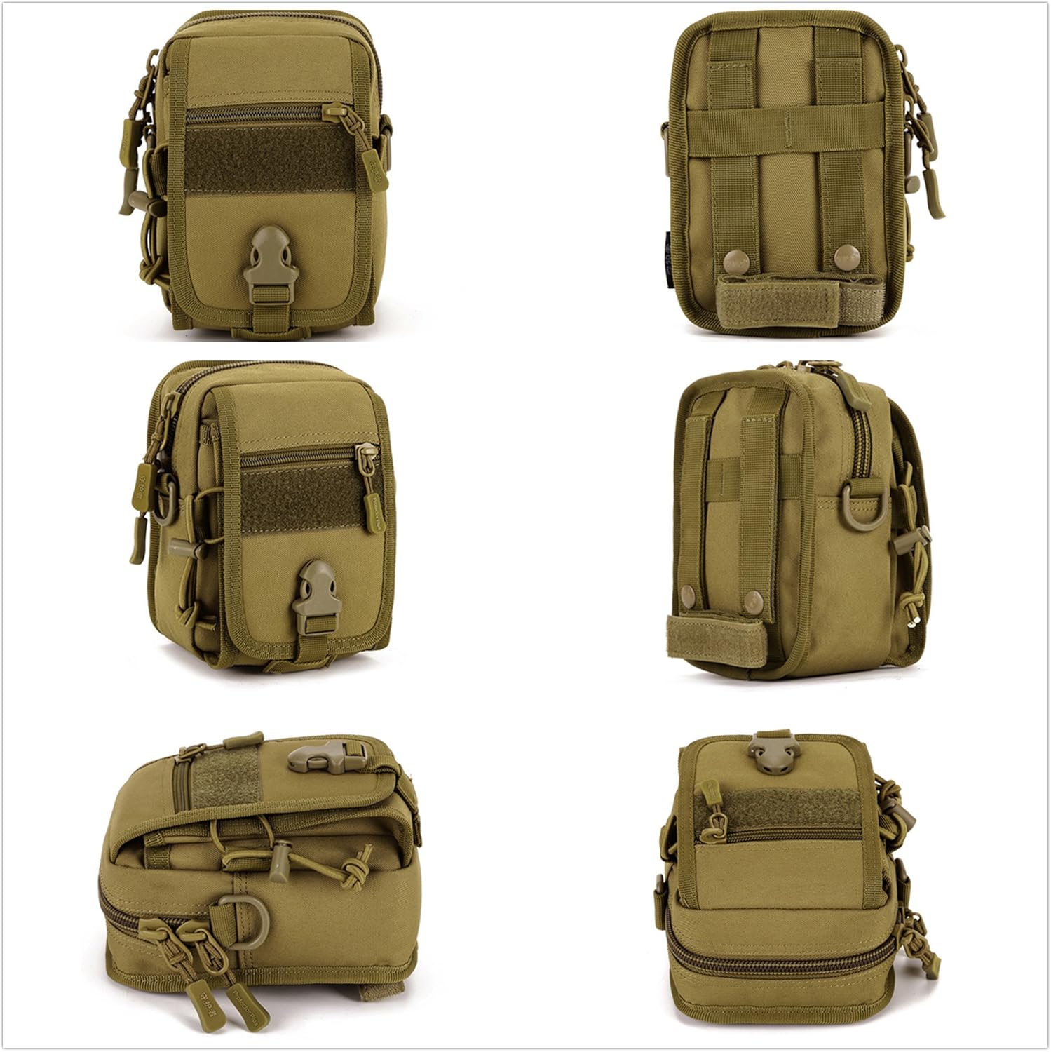 UNISTRENGH Tactical Molle – Bolsa para revista de teléfono militar con velcro para cinturón de seguridad