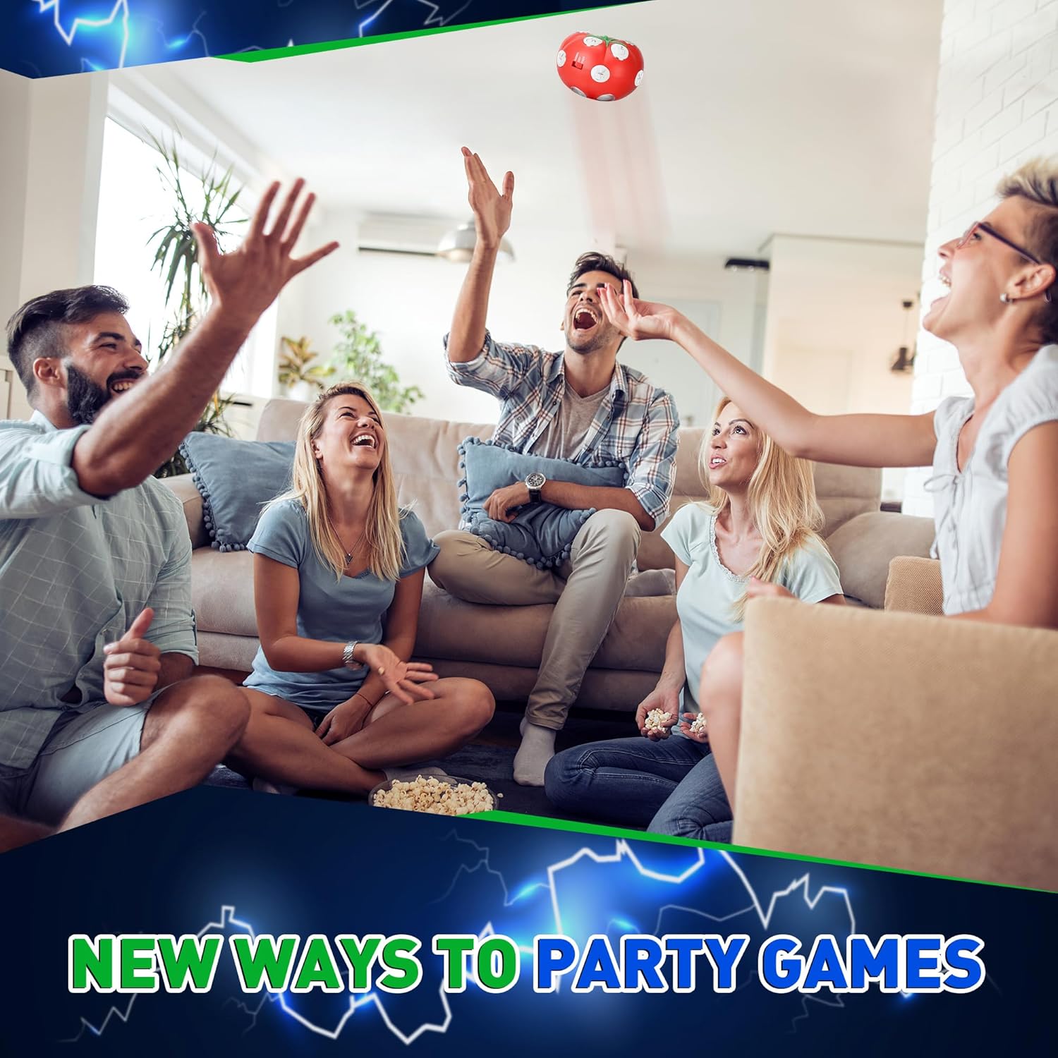 Juegos de choque para adultos, juegos de papas calientes para niños, divertido juego de fiesta eléctrico impactante, regalos novedosos, juguetes de
