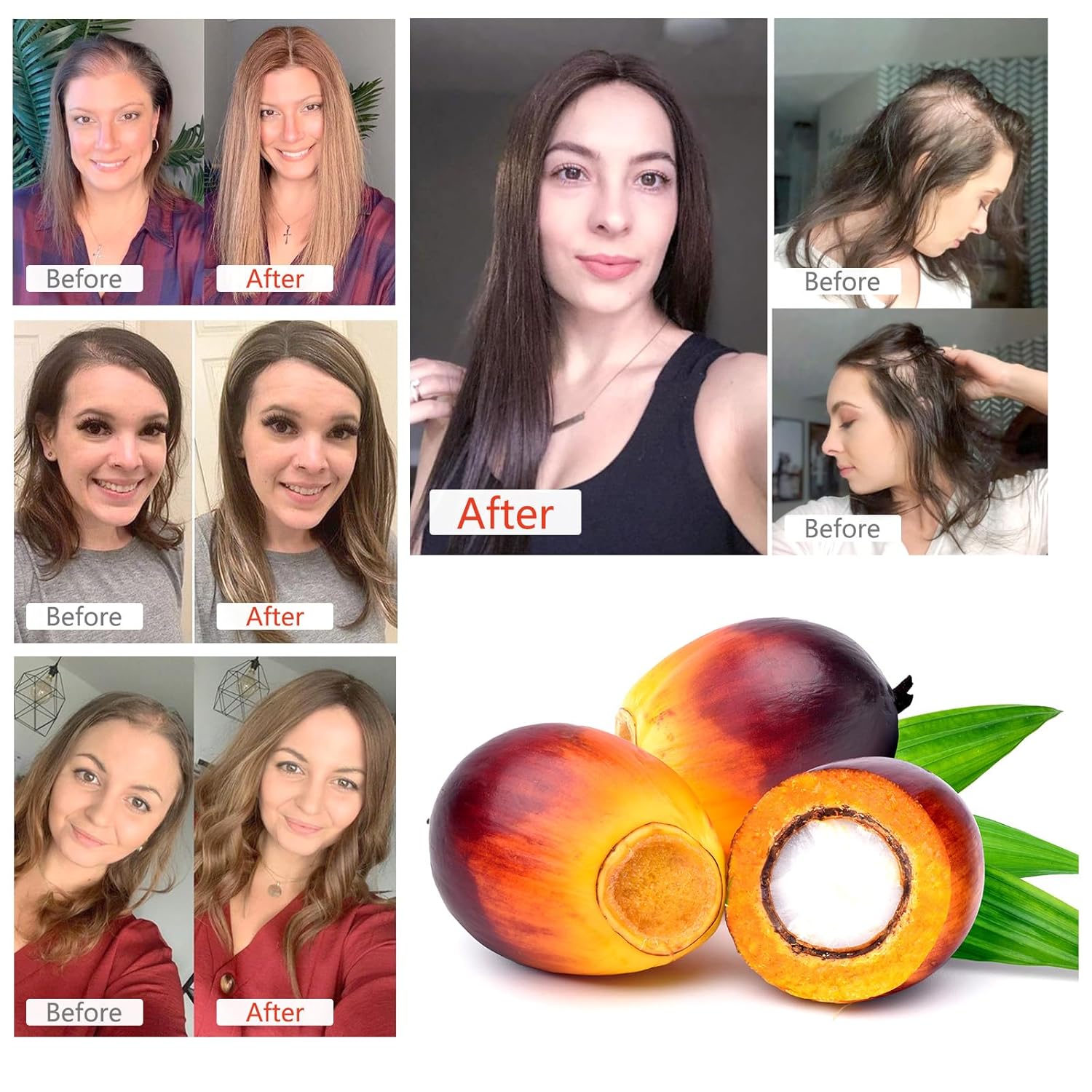 Aceite de batana orgánico para el crecimiento del cabello, pestañas y cejas, aceite de batana 100% puro y natural para pérdida de cabello,