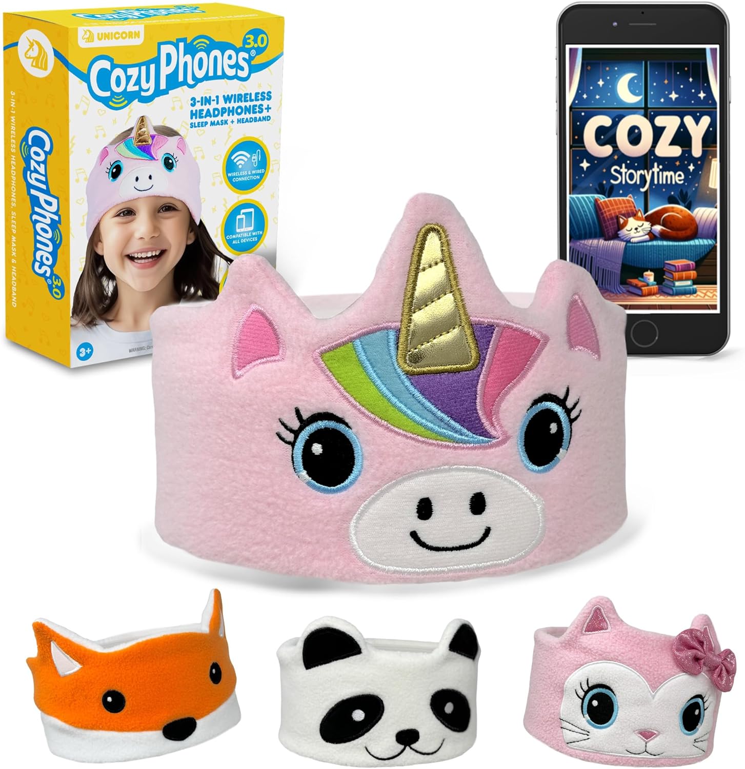 Auriculares inalámbricos para niños pequeños  para niñas y niños de 2 años  Auriculares con diadema para avión  Auriculares suaves seguros para