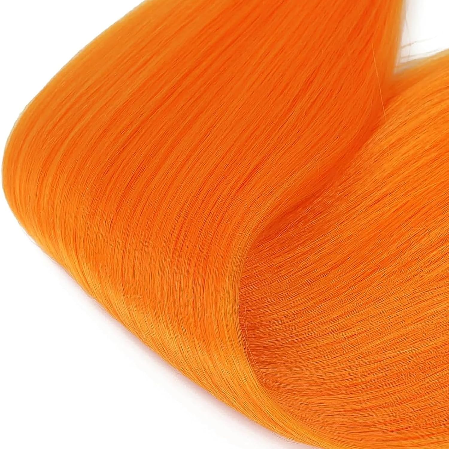 Extensiones de cabello naranja preestiradas y sedosas, 100 % Kanekalon, pelo sintético sin picazón, para trenzar, extensiones de cabello trenzado de