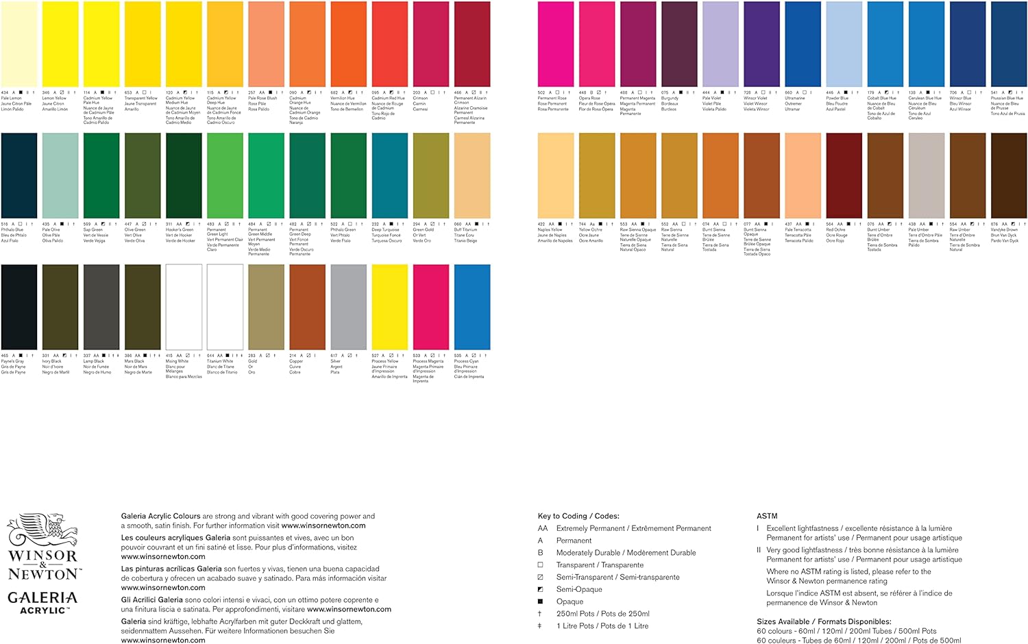 De Galería Winsor & Newton Tubo de color acrílico