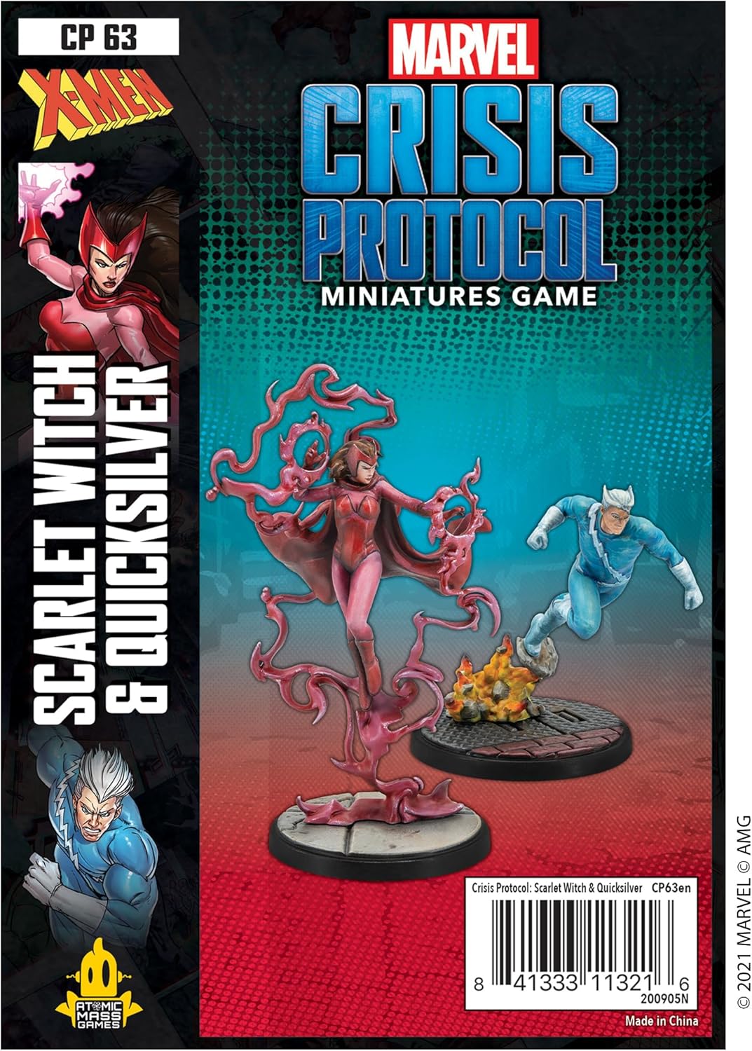Marvel Crisis Protocol Scarlet with and Quicksilver Character Pack