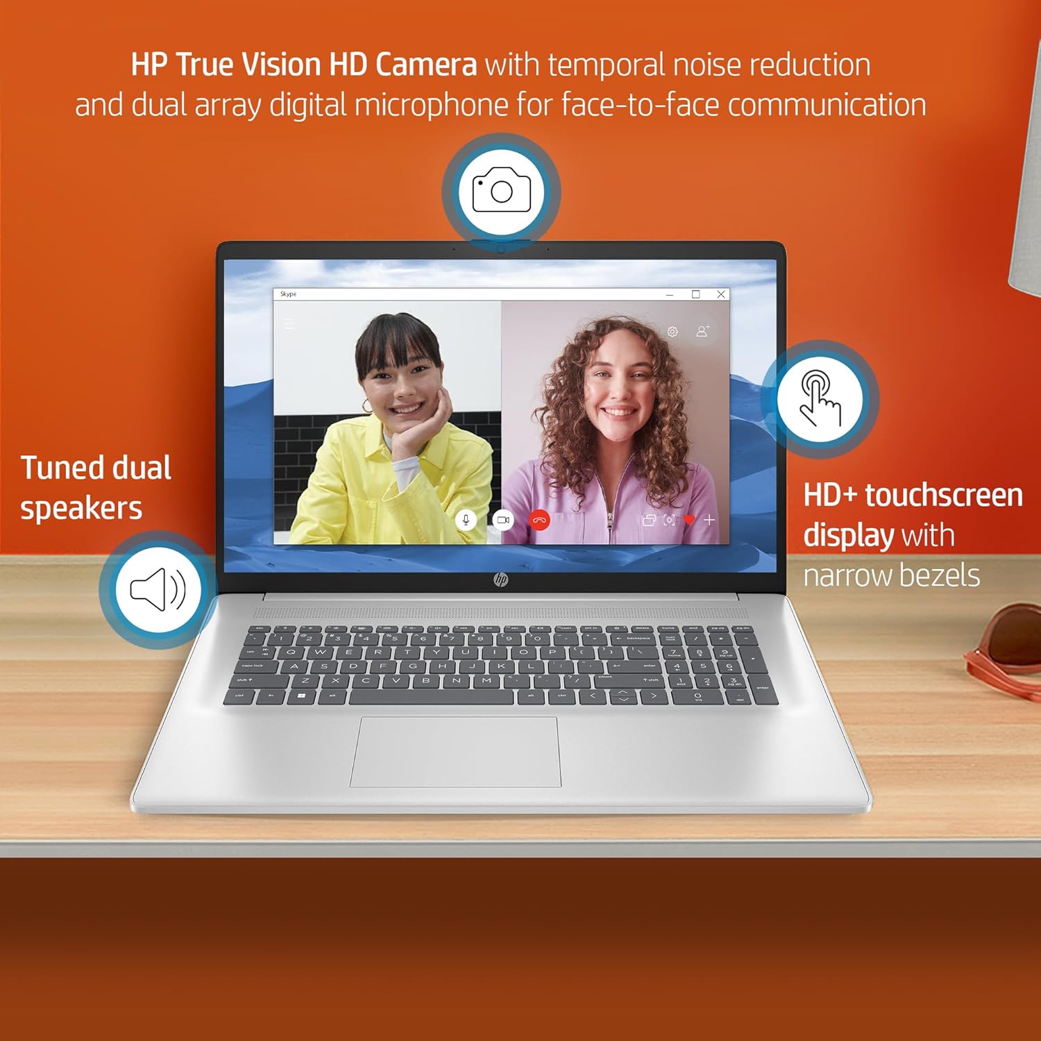 HP 2024 Newest 17 Touchscreen Laptop for Business,17.3″ HD+ Display, Intel Pentium Silver N5030, 16GB RAM, 512GB SSD, 1-Year Office 365, Windows 11