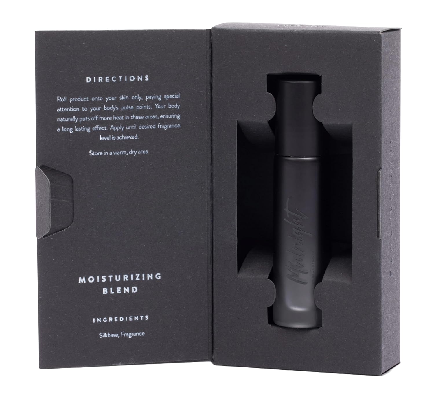 RawChemistry Colonia Roll-On con infusión de feromonas de medianoche – Colonia con infusión de feromonas para hombres