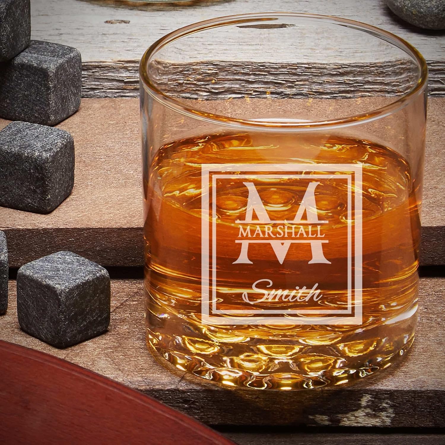 Juego de vasos de whisky Buckman personalizados y decantador de whisky El Matador Bull (regalo personalizado)