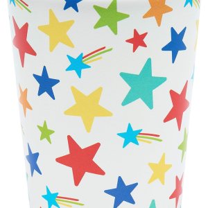 American Greetings Rainbow Party Supplies, Star 16 oz. Tazas (8 unidades) American Greetings Rainbow Party Supplies, Star 16 oz. Tazas (8 unidades)
