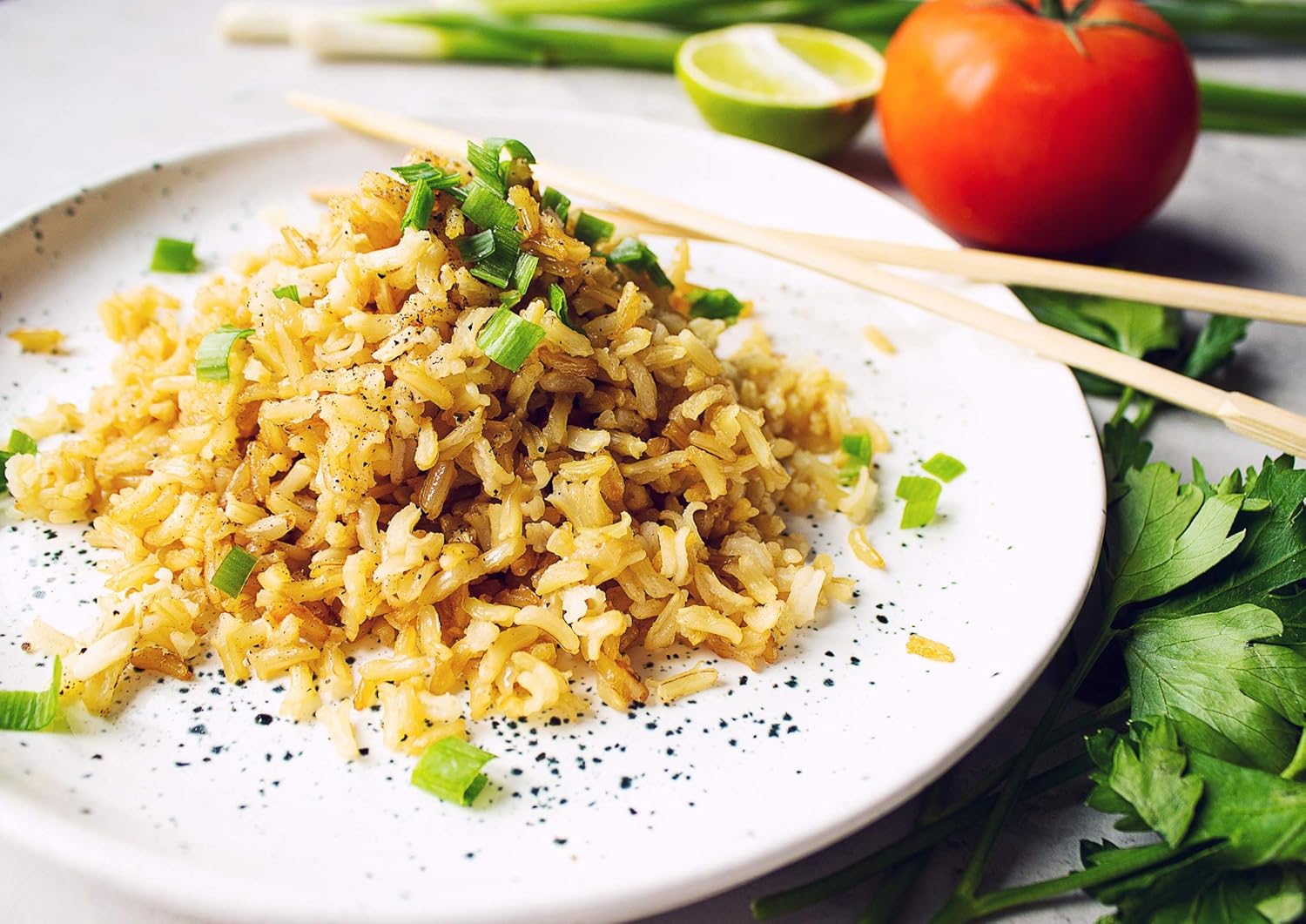 Arroz orgánico de jazmín marrón, 3 libras, sin OMG, arroz tailandés de grano entero, variedad de arroz de grano largo, no irradiado, kosher, vegano,