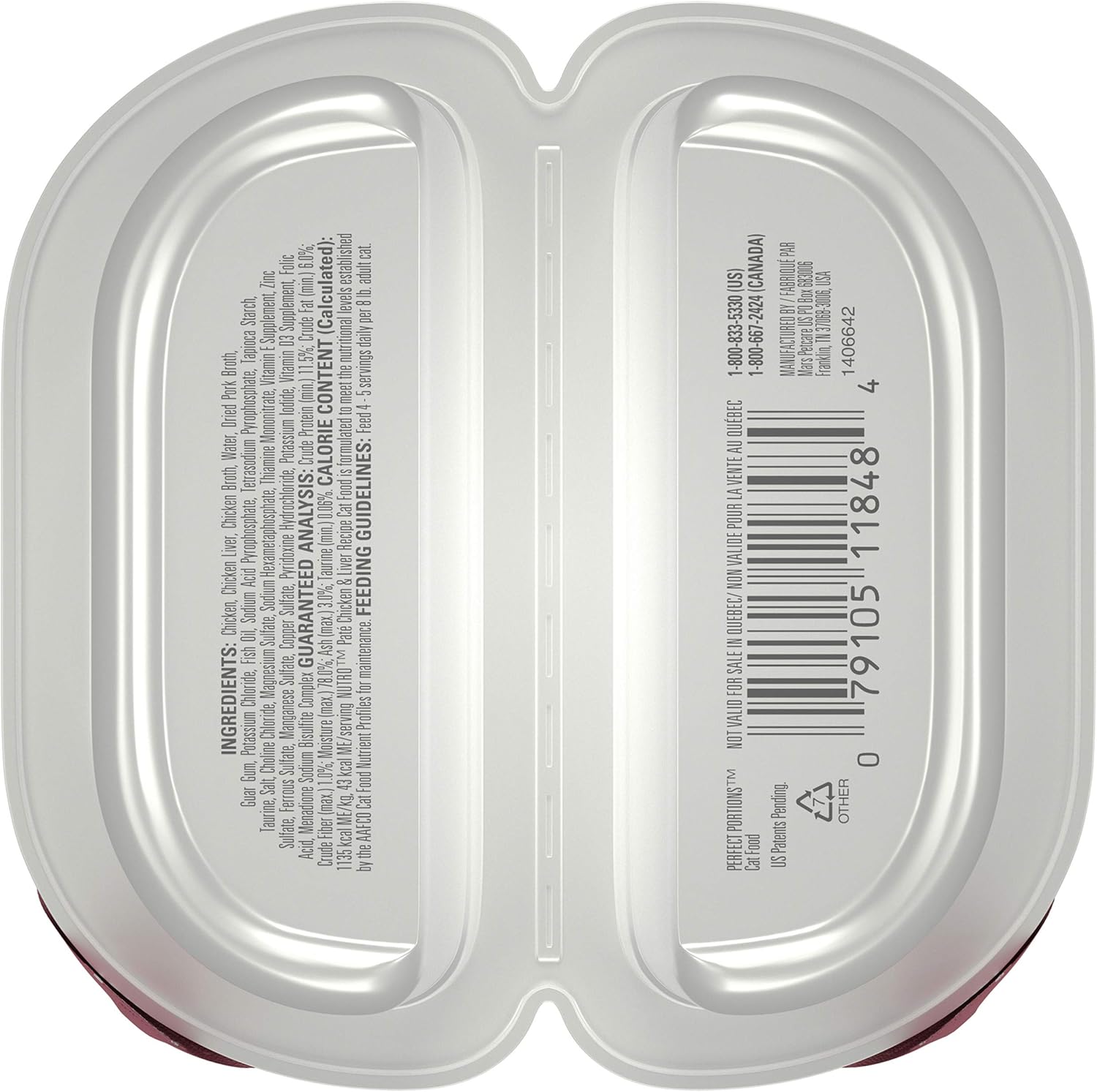 Nutro Perfect Portions – Alimento húmedo natural sin granos para gatos, paté