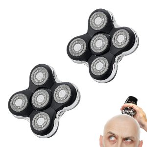 Cabezal de repuesto para afeitadora de 5 cuchillas compatible con Skull Shaver para cabezas de afeitadora Pitbull Gold PROPitbull Platinum Pro Cabezal de repuesto para afeitadora de 5 cuchillas compatible con Skull Shaver para cabezas de afeitadora Pitbull Gold PROPitbull Platinum Pro