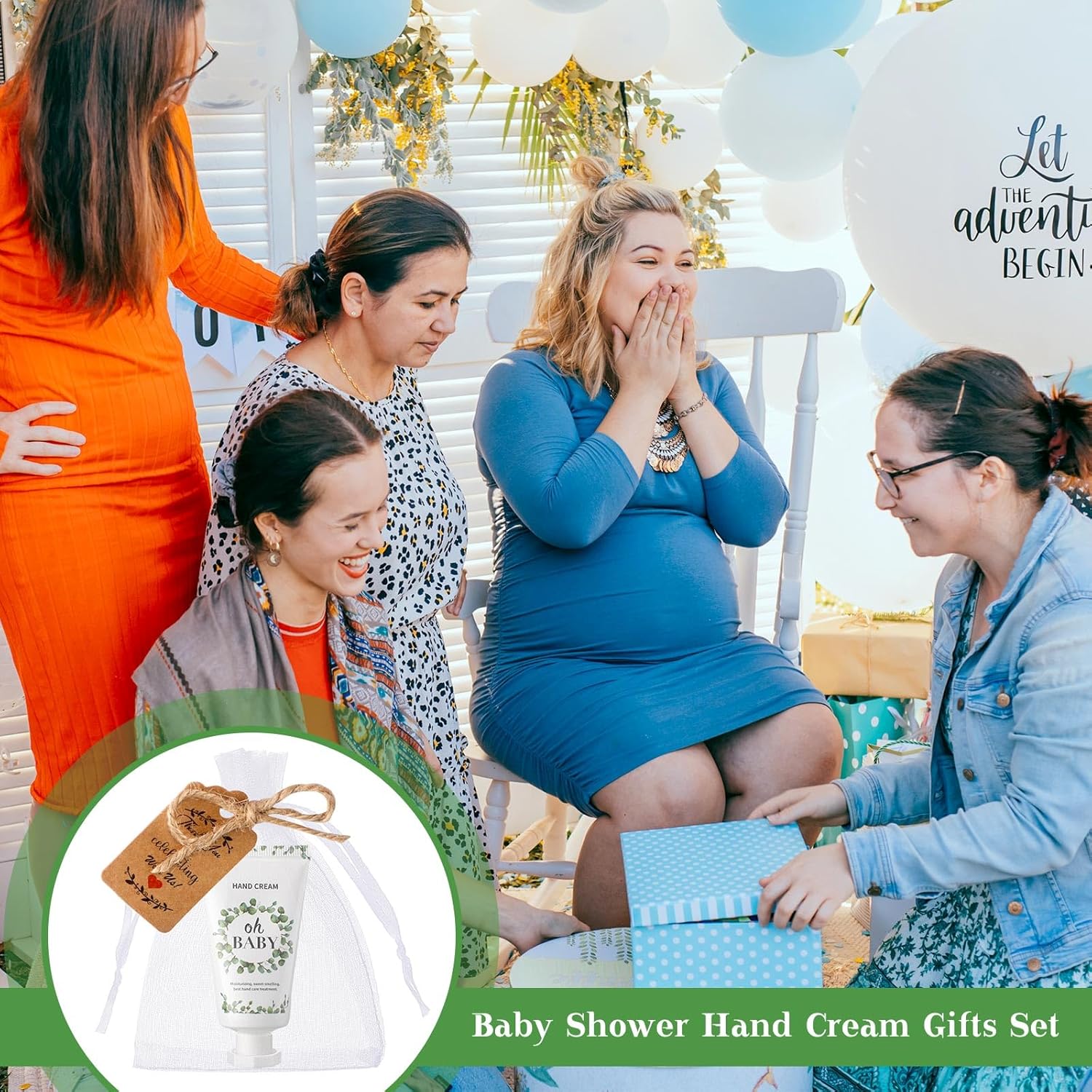 48 juegos de crema de manos para baby shower, crema de manos de boda, regalos de baby shower, regalos de fiesta para invitados, regalos de despedida