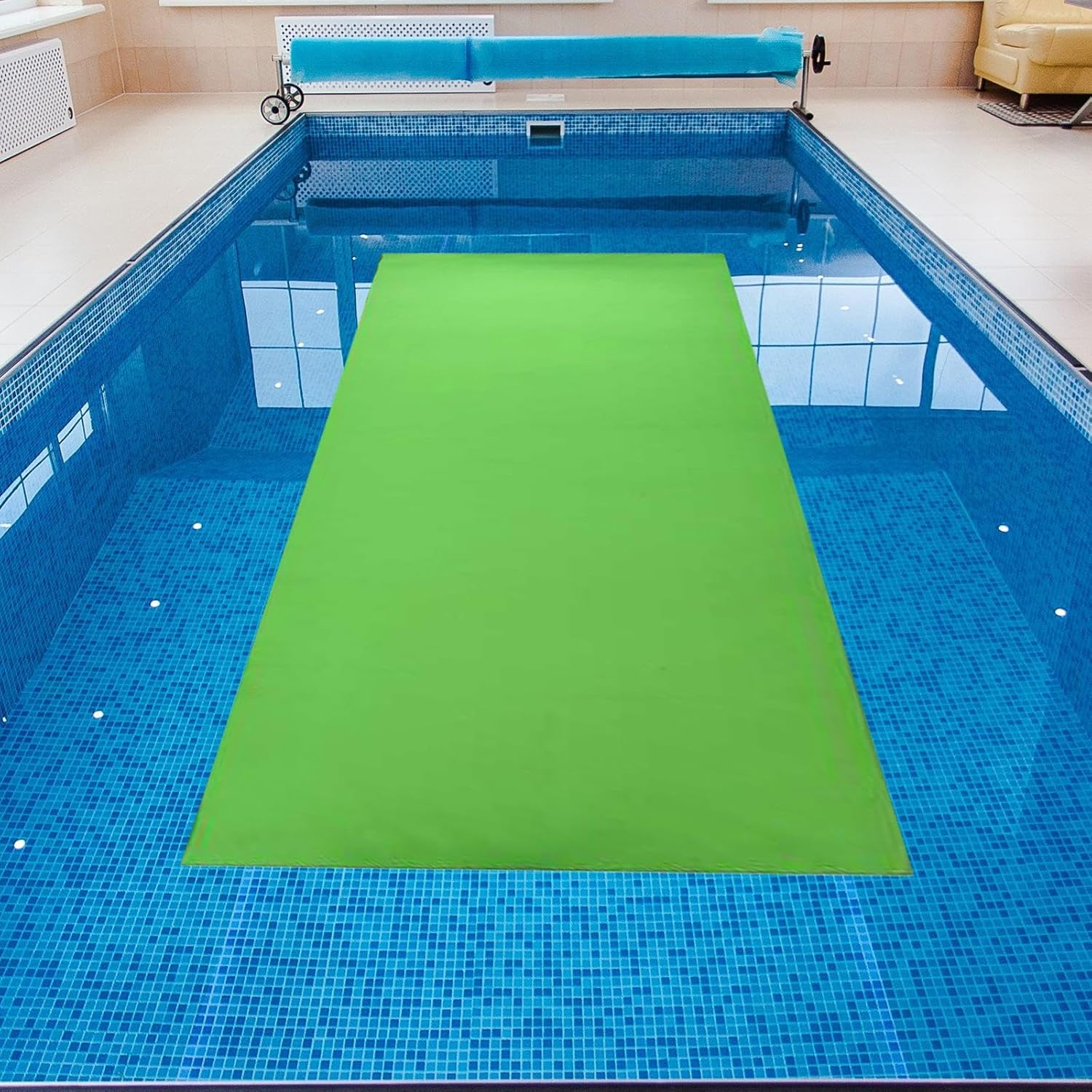 kowaku Colchoneta flotante de agua, recreación acuática, ligera de verano, manta de agua suave, almohadilla flotante de espuma para piscina